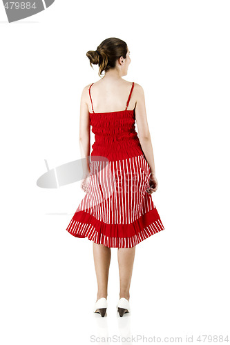 Image of Woman in red