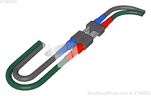 Image of Networking hardware Object vector or color illustration