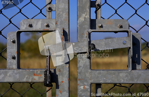 Image of Closed and locked gates