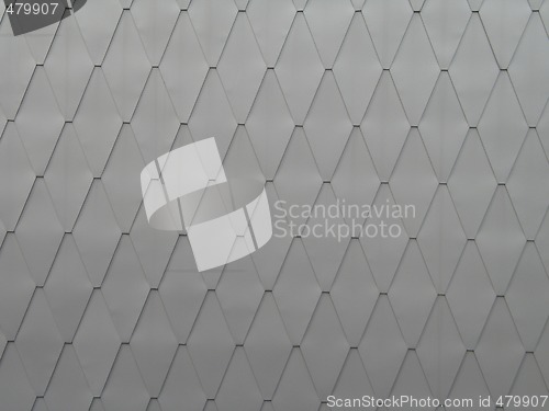 Image of grey metal diamond background