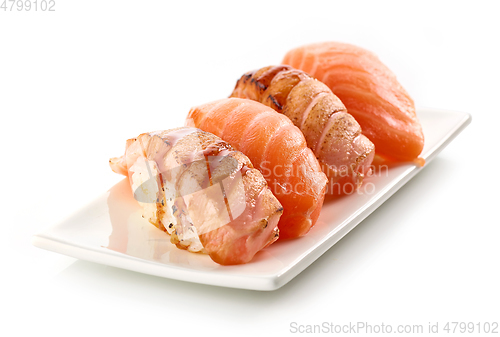 Image of plate of sushi