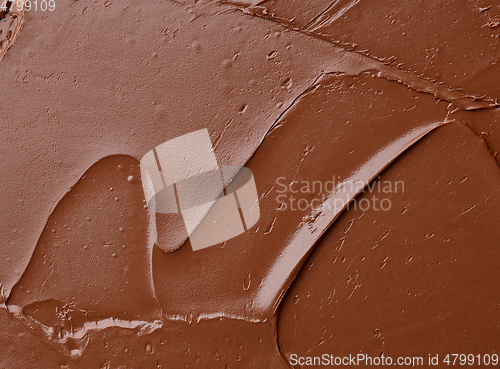 Image of melted chocolate texture