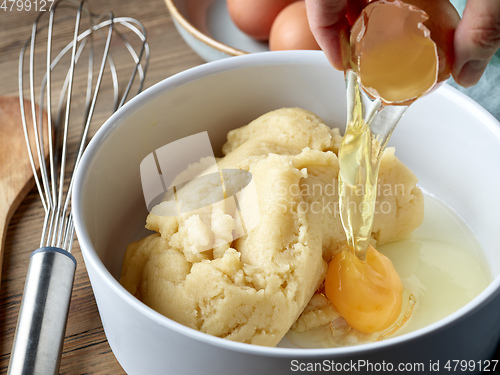 Image of process of making dough