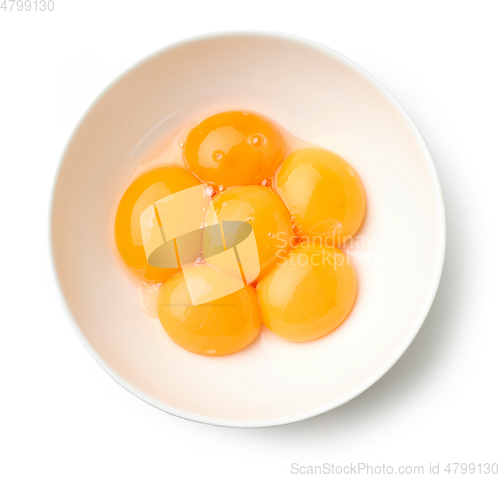 Image of bowl of egg yolks