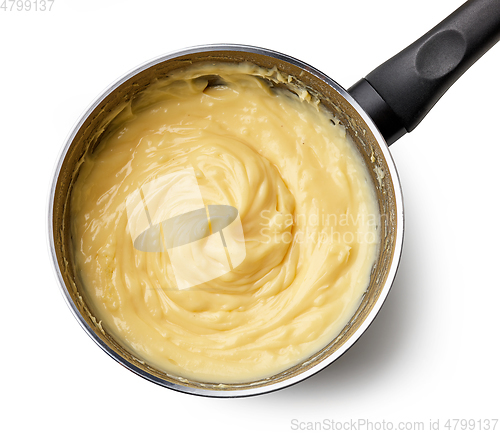 Image of freshly prepared custard cream