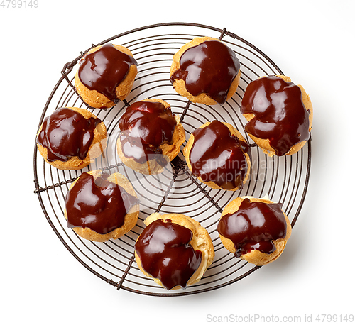 Image of freshly baked cream puffs