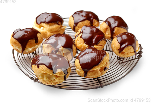 Image of freshly baked cream puffs