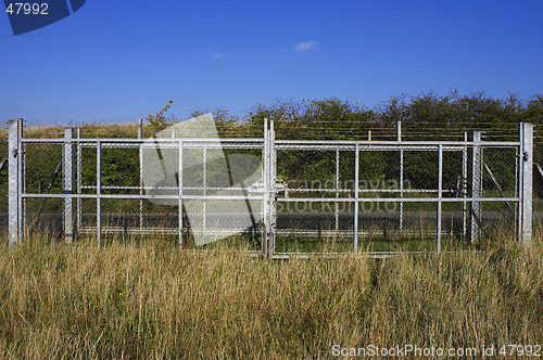 Image of Closed and locked gates