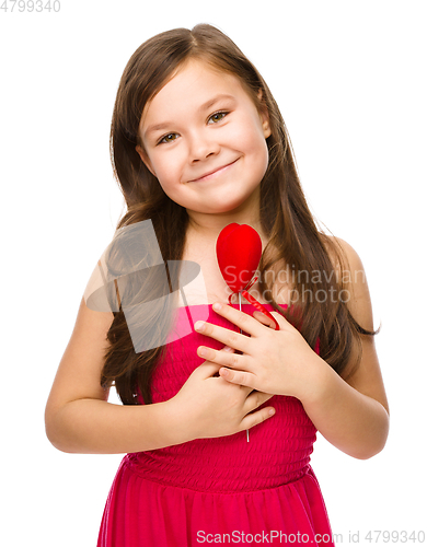 Image of Portrait of a little girl