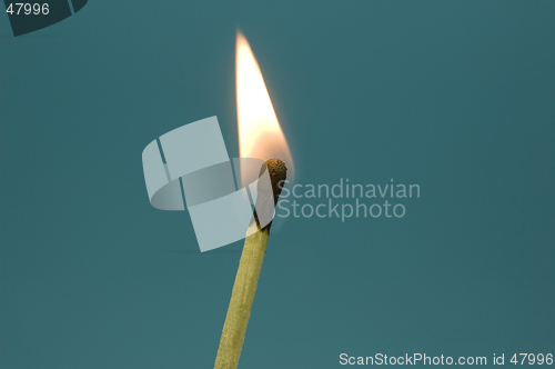 Image of A burning match