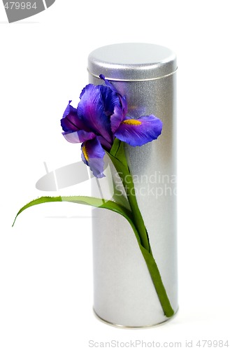 Image of beautiful metal gift box