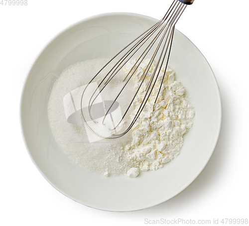 Image of bowl of sugar and corn starch