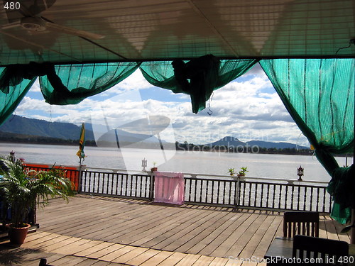 Image of Looking out. Pakse. Laos