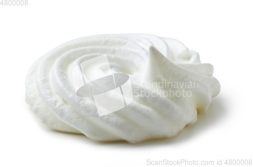 Image of freshly baked meringue cookie 