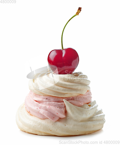 Image of meringue cookie cake pavlova