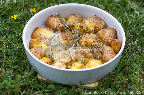 Image of oven baked potatoes