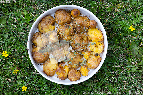 Image of oven baked potatoes