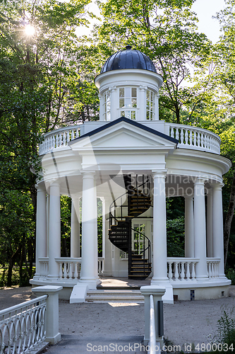 Image of coffee pavilion - rotunda in Kemeri, Latvia