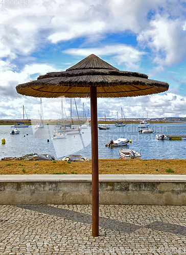 Image of Fishermens boats in Alvor city