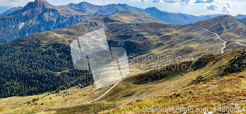 Image of South Tyrolean Alps in autumn