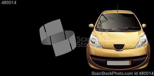 Image of Car isolated on black