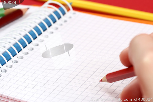 Image of Pencil and agenda