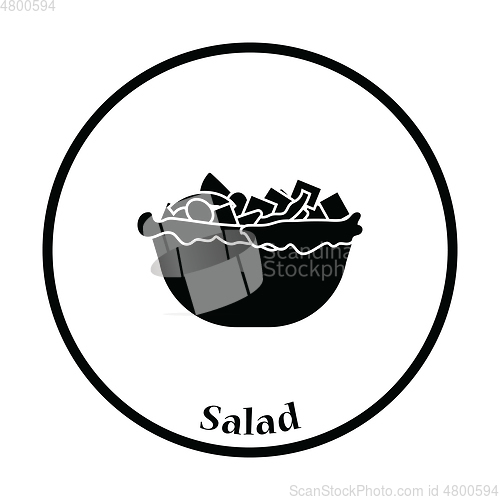 Image of Salad in plate icon