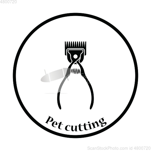 Image of Pet cutting machine icon