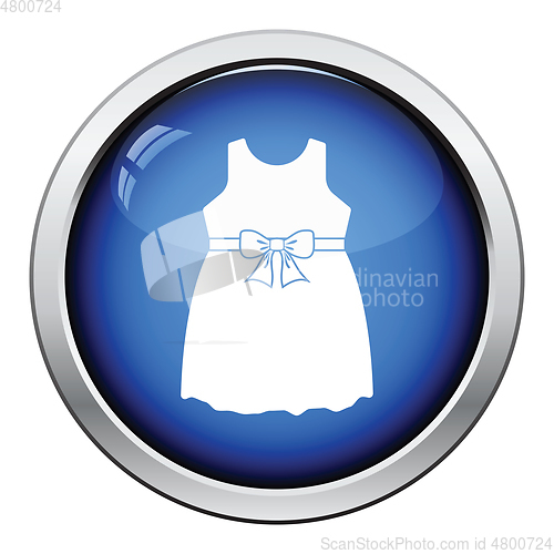 Image of Baby girl dress icon