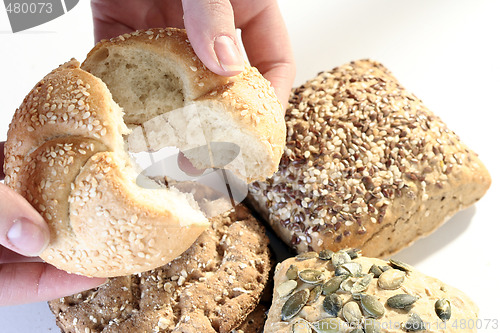 Image of Assortment of baked bread