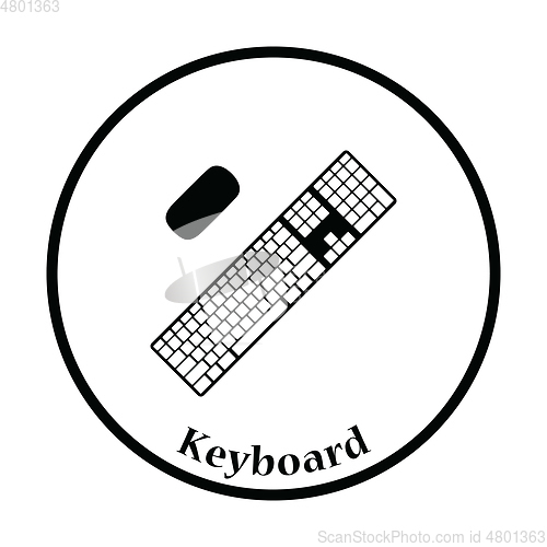 Image of Keyboard icon Vector illustration