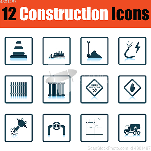 Image of Construction icon set