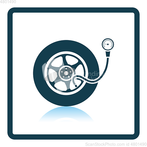 Image of Tire pressure gage icon