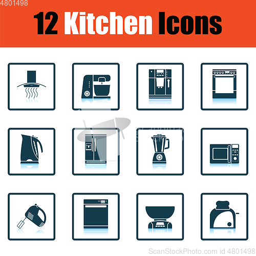 Image of Kitchen icon set
