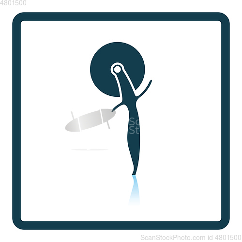 Image of Pizza roll knife icon