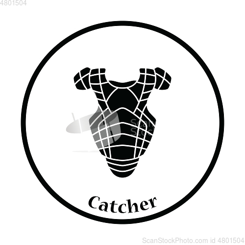 Image of Baseball chest protector icon