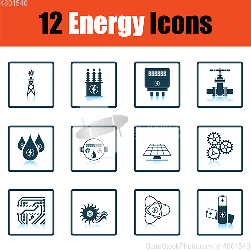 Image of Energy icon set