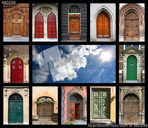 Image of Doors and sky