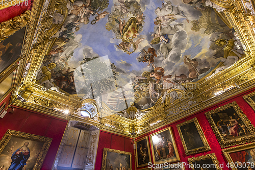 Image of interiors of Palazzo Pitti, Florence, Italy