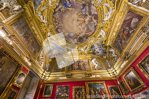 Image of interiors of Palazzo Pitti, Florence, Italy