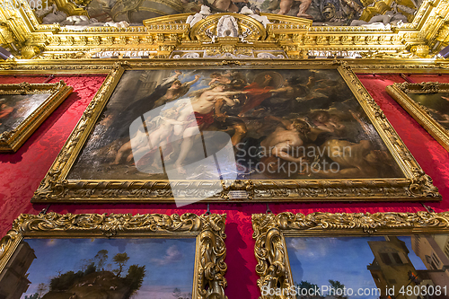 Image of interiors of Palazzo Pitti, Florence, Italy