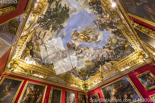 Image of interiors of Palazzo Pitti, Florence, Italy