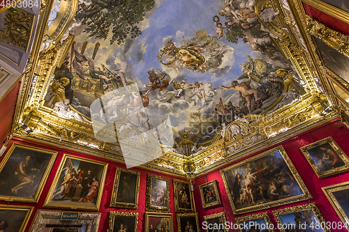 Image of interiors of Palazzo Pitti, Florence, Italy