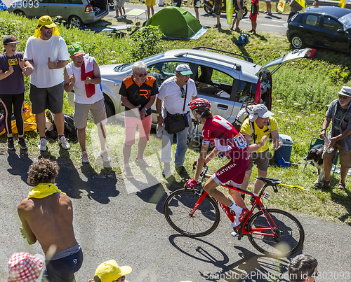 Image of  The cyclist Ilnur Zakarin - Tour de France 2016