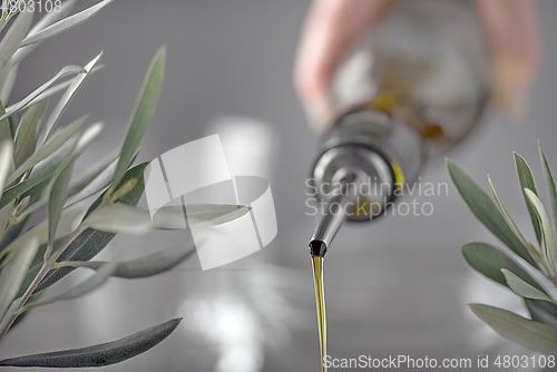 Image of Olive oil pouring