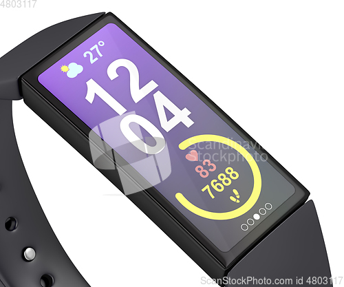 Image of Black smart watch