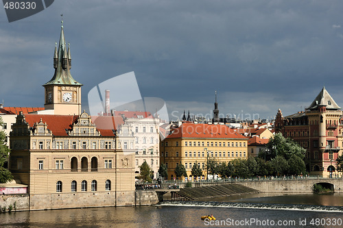 Image of Prague and Vltava River