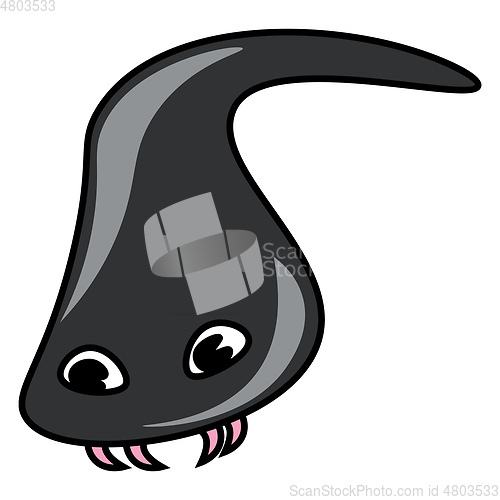 Image of A cartoon leach vector or color illustration