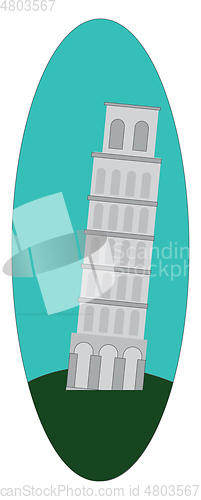 Image of The freestanding bell tower of the cathedral of the Italian city