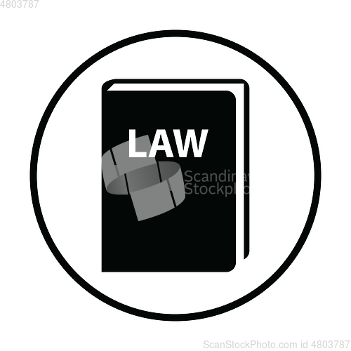 Image of Law book icon